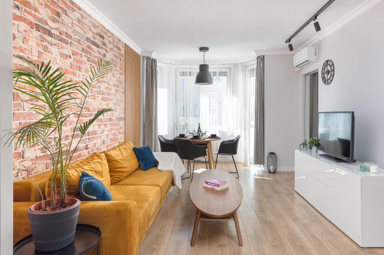 Stylowy Apartament Z Pieknym Widokiem Na Miasto Warsawa Bagian luar foto
