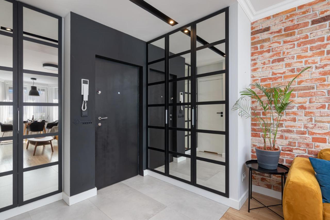 Stylowy Apartament Z Pieknym Widokiem Na Miasto Warsawa Bagian luar foto